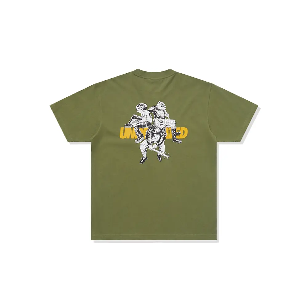 

Футболка Unisex Crew Neck UNDEFEATED, оливково-зеленый