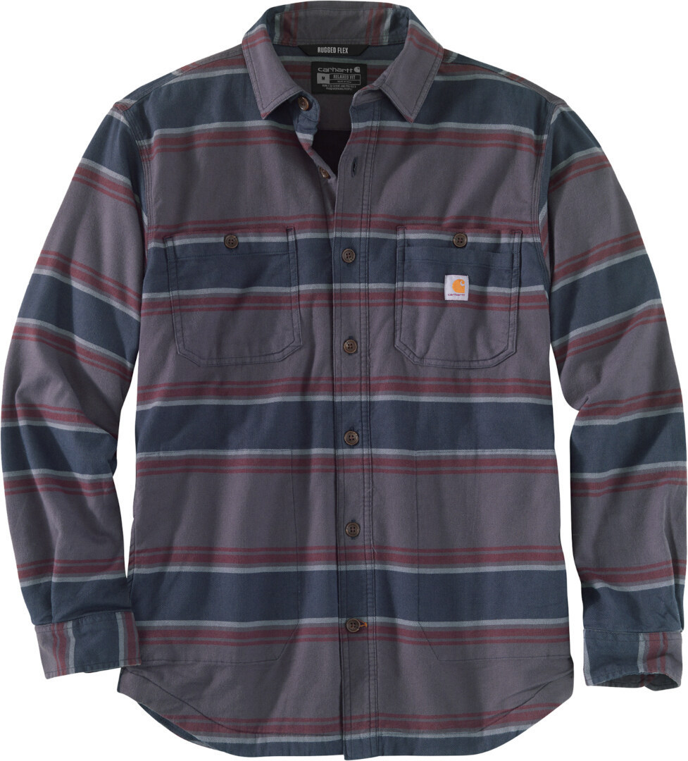 

Рубашка Carhartt Hamilton Fleece Lined Shirt, цвет Blue/Purple