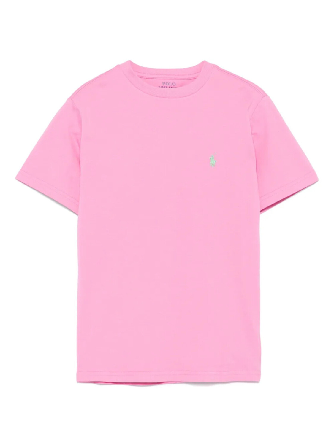 

POLO RALPH LAUREN KIDS футболка с вышитым логотипом, розовый