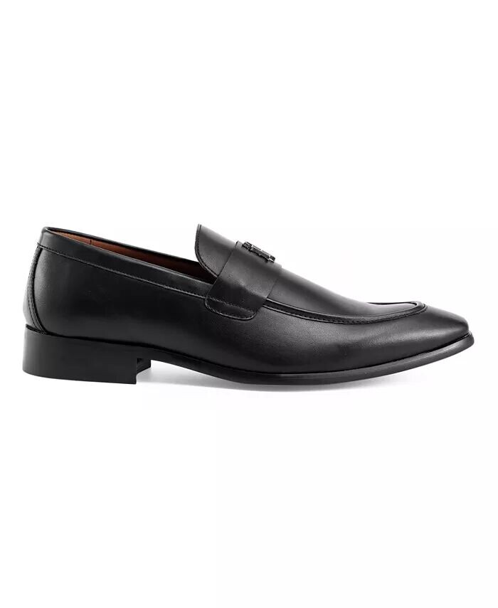 Мужские мокасины Sawlin с логотипом и отделкой Tommy Hilfiger, черный — фото 2