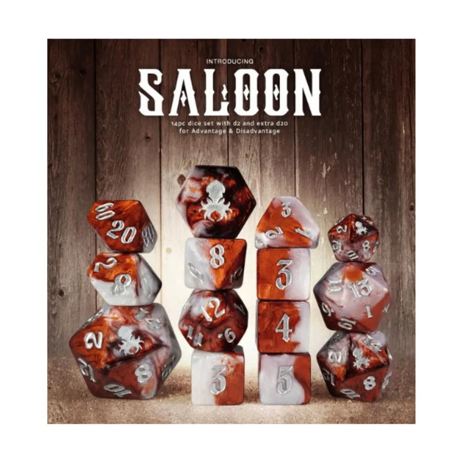 

Комплект Poly — седан с серебром (14), Poly Sets - Assorted (Kraken Dice)
