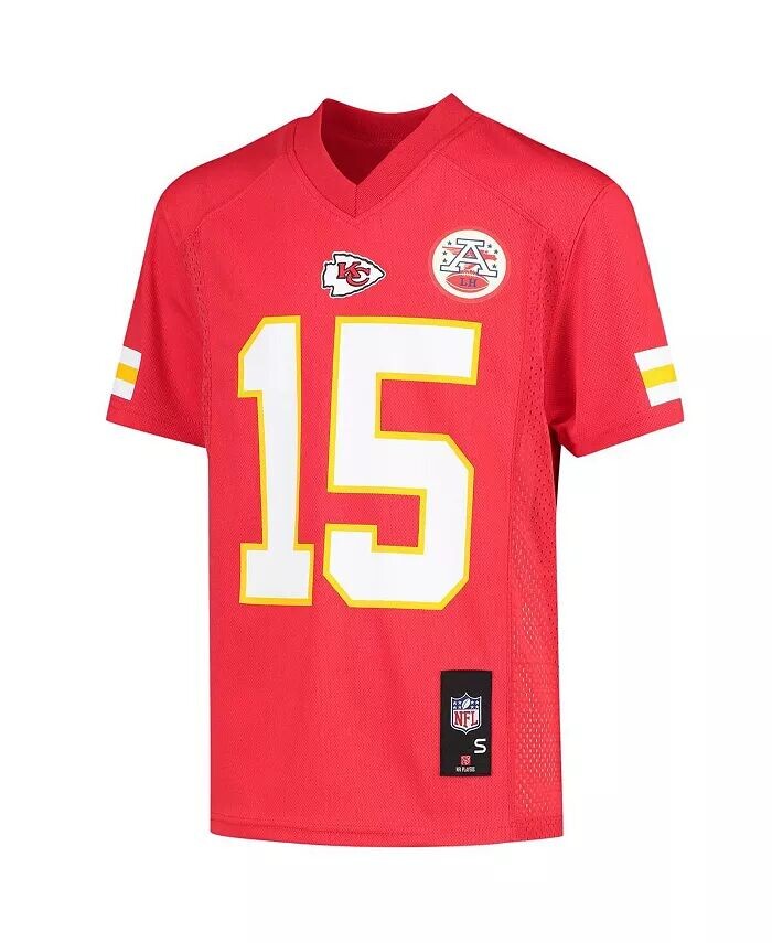 Реплика игрока Big Boys Патрика Махоумса Red Kansas City Chiefs Outerstuff, красный — фото 2