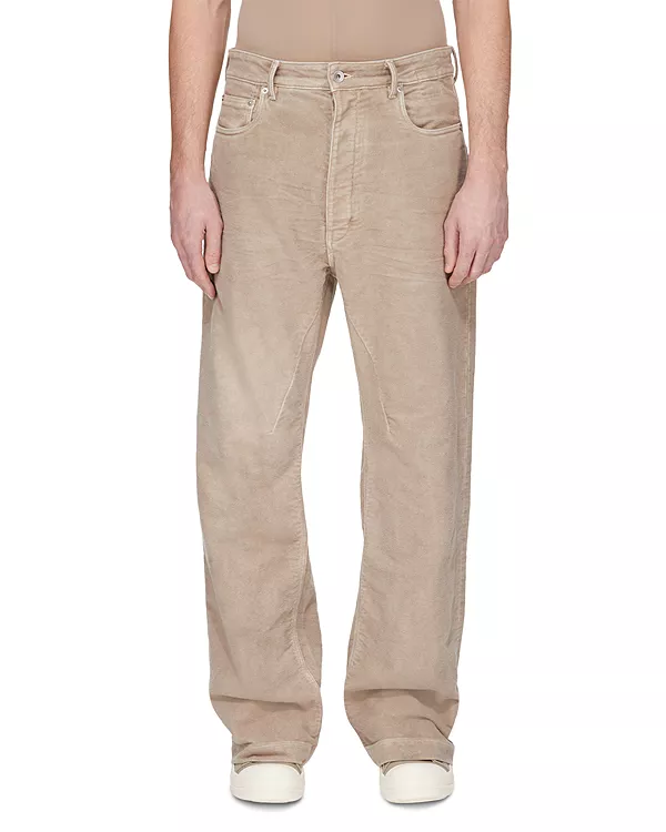 

Джинсы Geth стандартного кроя цвета «грязный жемчуг» Drkshdw Rick Owens, бежевый