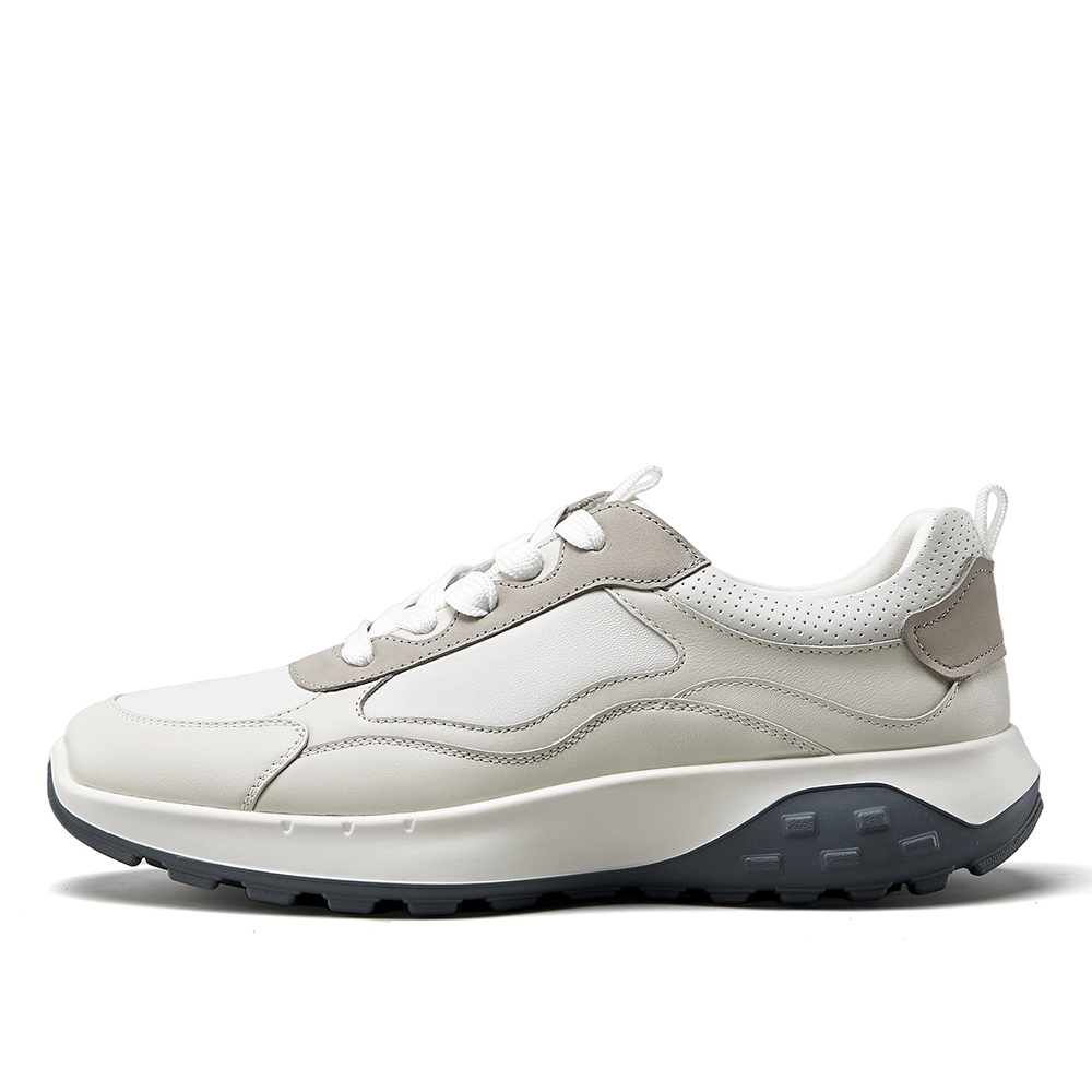 

YEARCON Неспешная прогулка повседневные туфли мужские белый/серый, цвет White/Gray