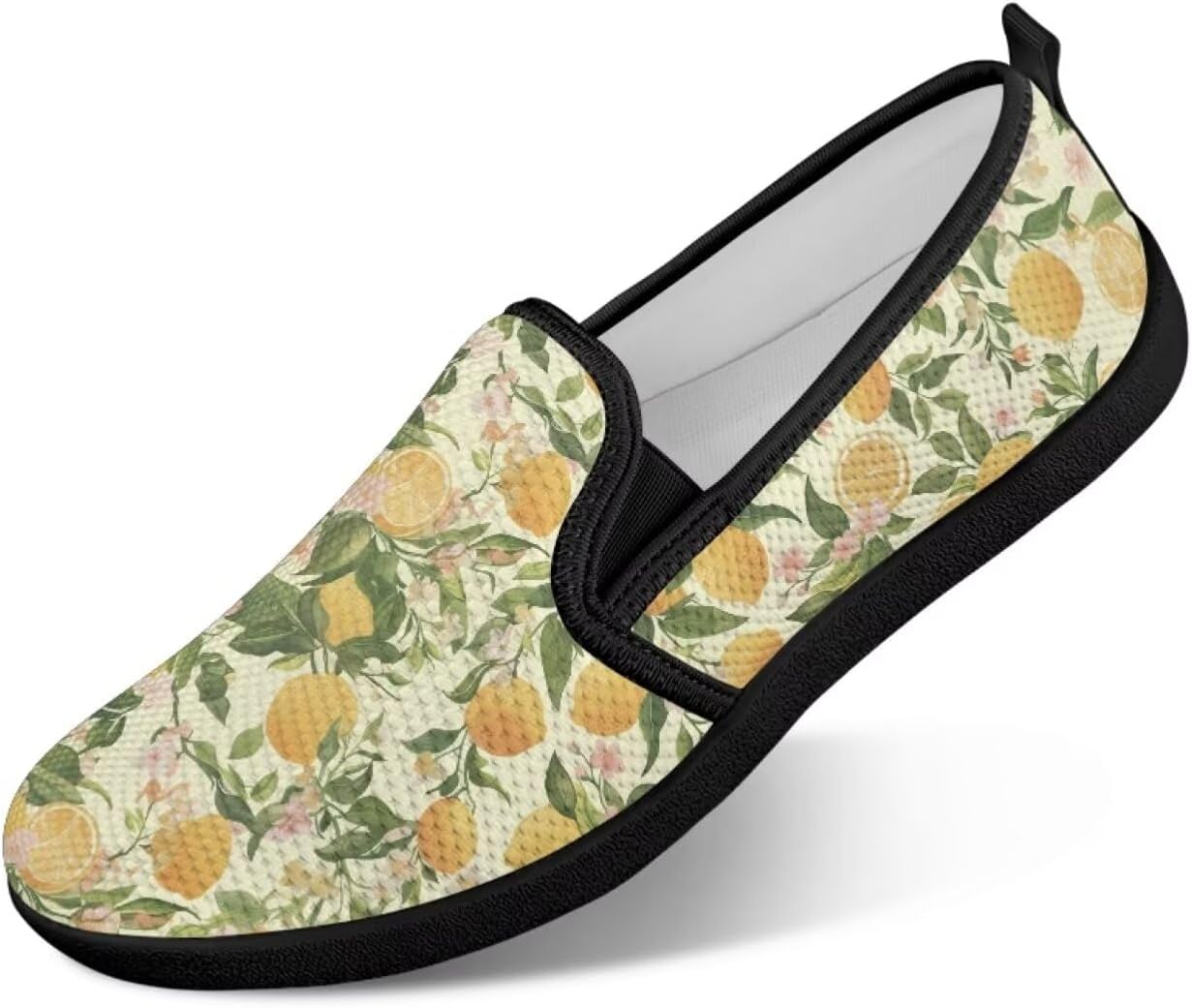 

Мужские прогулочные кроссовки без шнурков, удобные, модные, повседневные кроссовки, дышащая сетка, для фитнеса и тренировок, легкие, размеры США 4-9 Twousenru, Lemons Tree