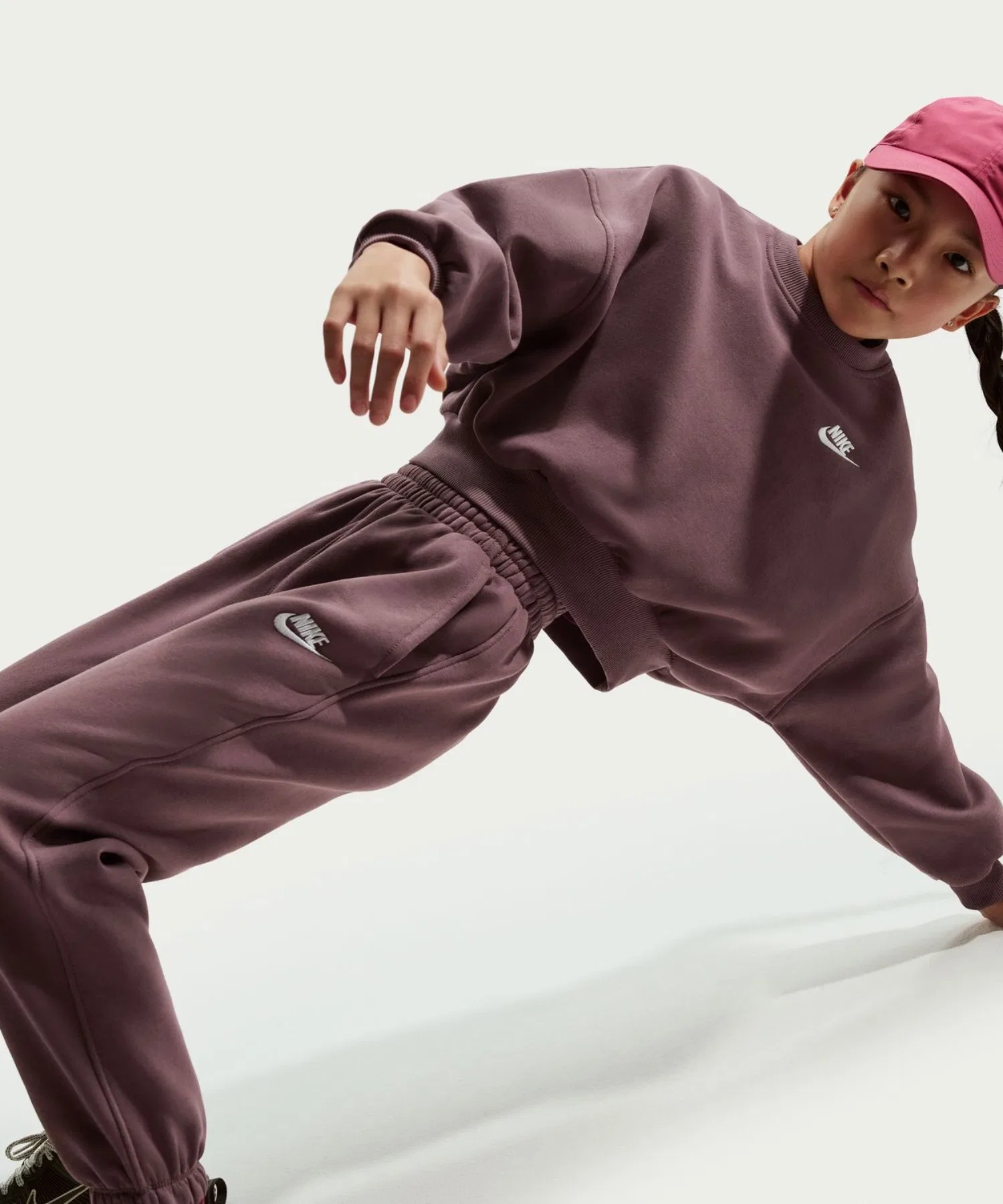 Детские брюки NIKE YTH GIRL'S NSW CLUB FLEECE LOOSE LBR — фото 2