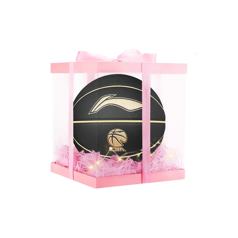 

LINING Баскетбольный мяч PU Black Gold размер 7 для тренировок и соревнований unisex