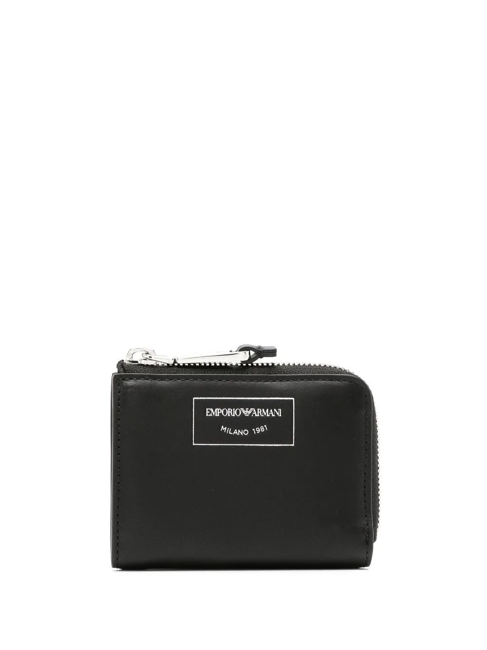 

Маленький кошелек с круговой молнией EMPORIO ARMANI, черный