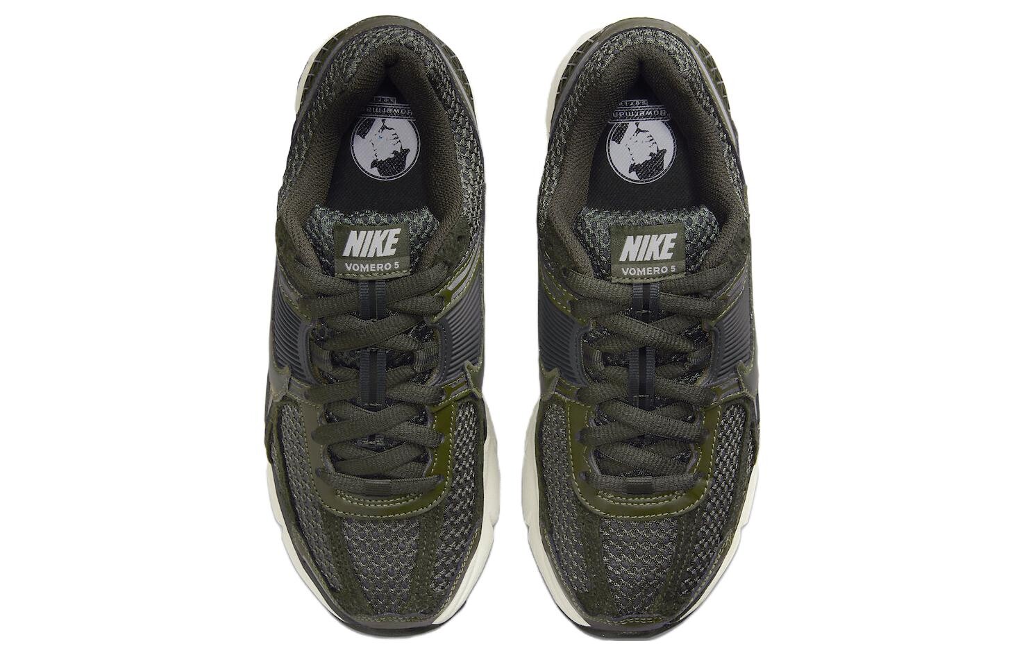 Кроссовки Nike Air Zoom Vomero 5 унисекс, Черный/Зеленый — фото 4