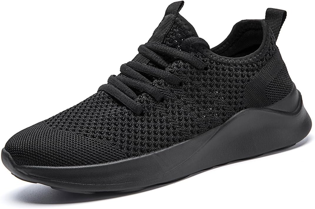 

Мужские кроссовки WYGRQBN Легкие дышащие слипоны для бега, тренировок в зале, тенниса и повседневной моды, черный