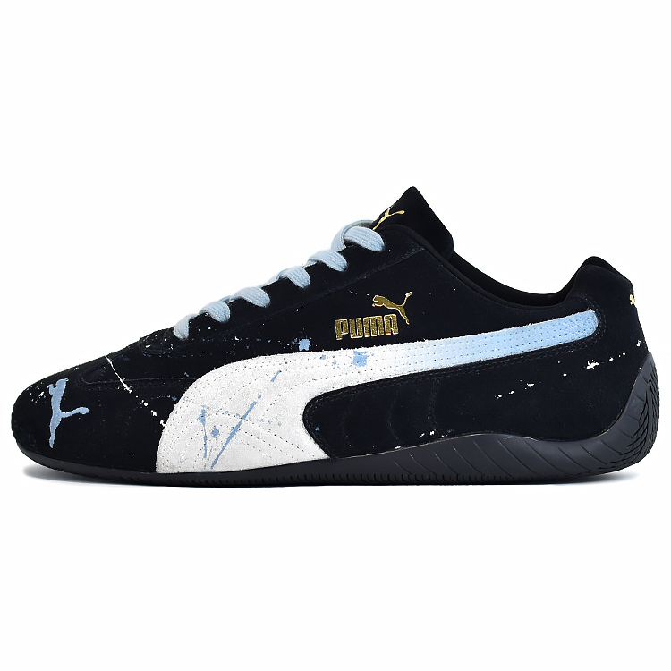Кроссовки Puma Speedcat Lifestyle Shoes Unisex Low-top University Blue/Black/White, синий
