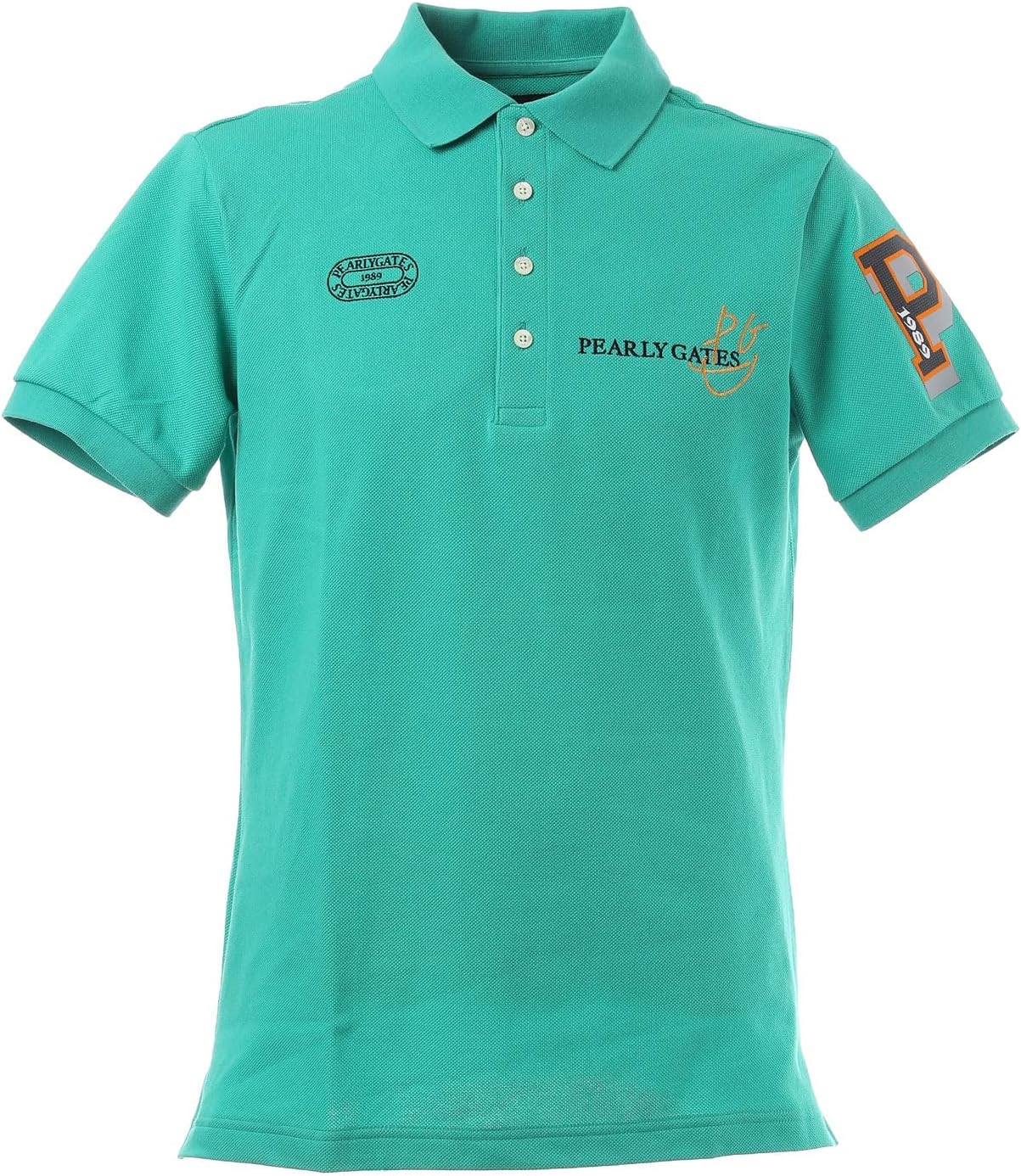 

Мужская поло-рубашка с коротким рукавом Parly Gates 053-5160201 (с базовым логотипом) / для гольфа Pearly Gates, мятно-зеленый