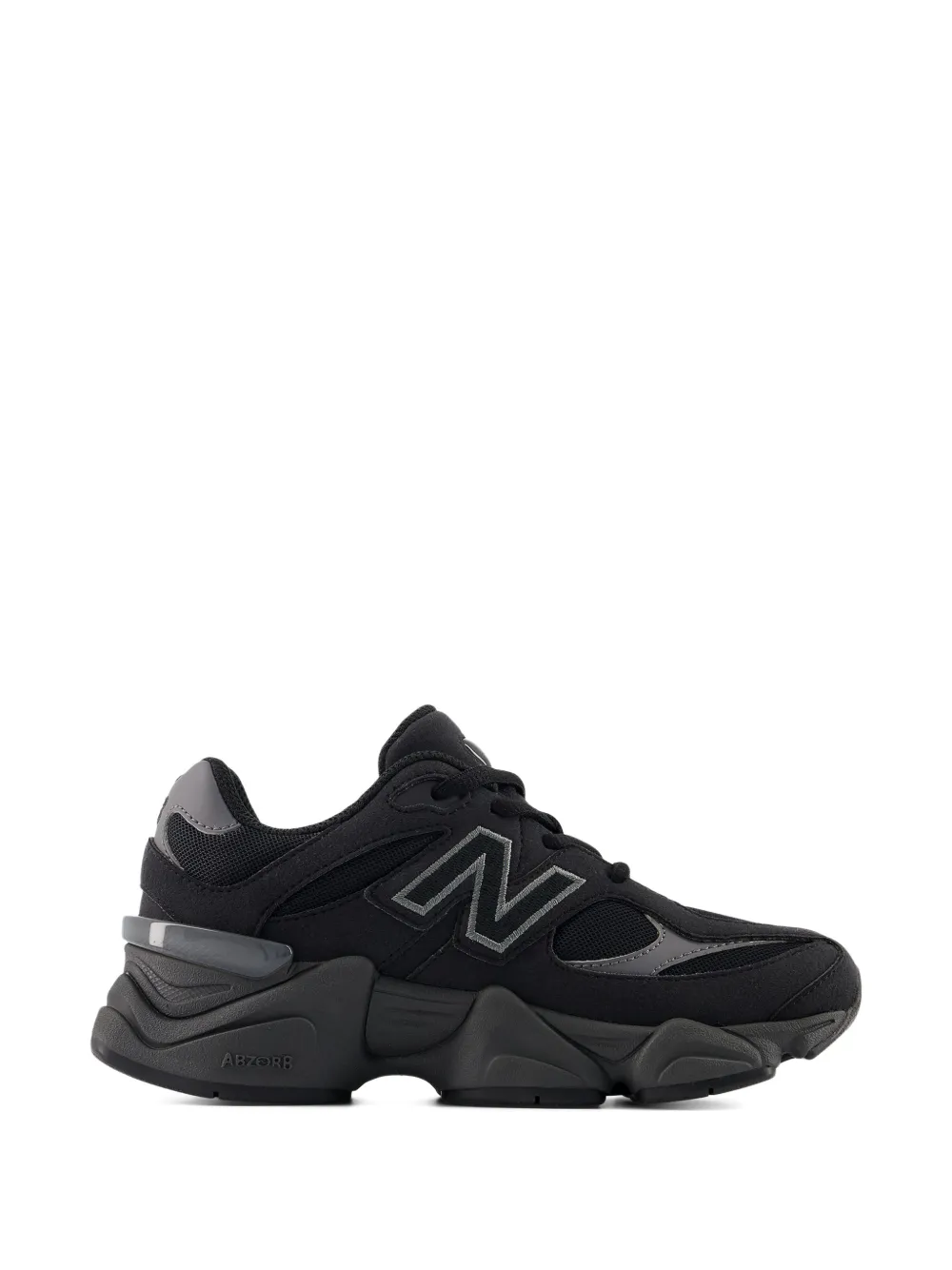 Кроссовки на шнуровке 9060 New Balance Kids, черный — фото 4