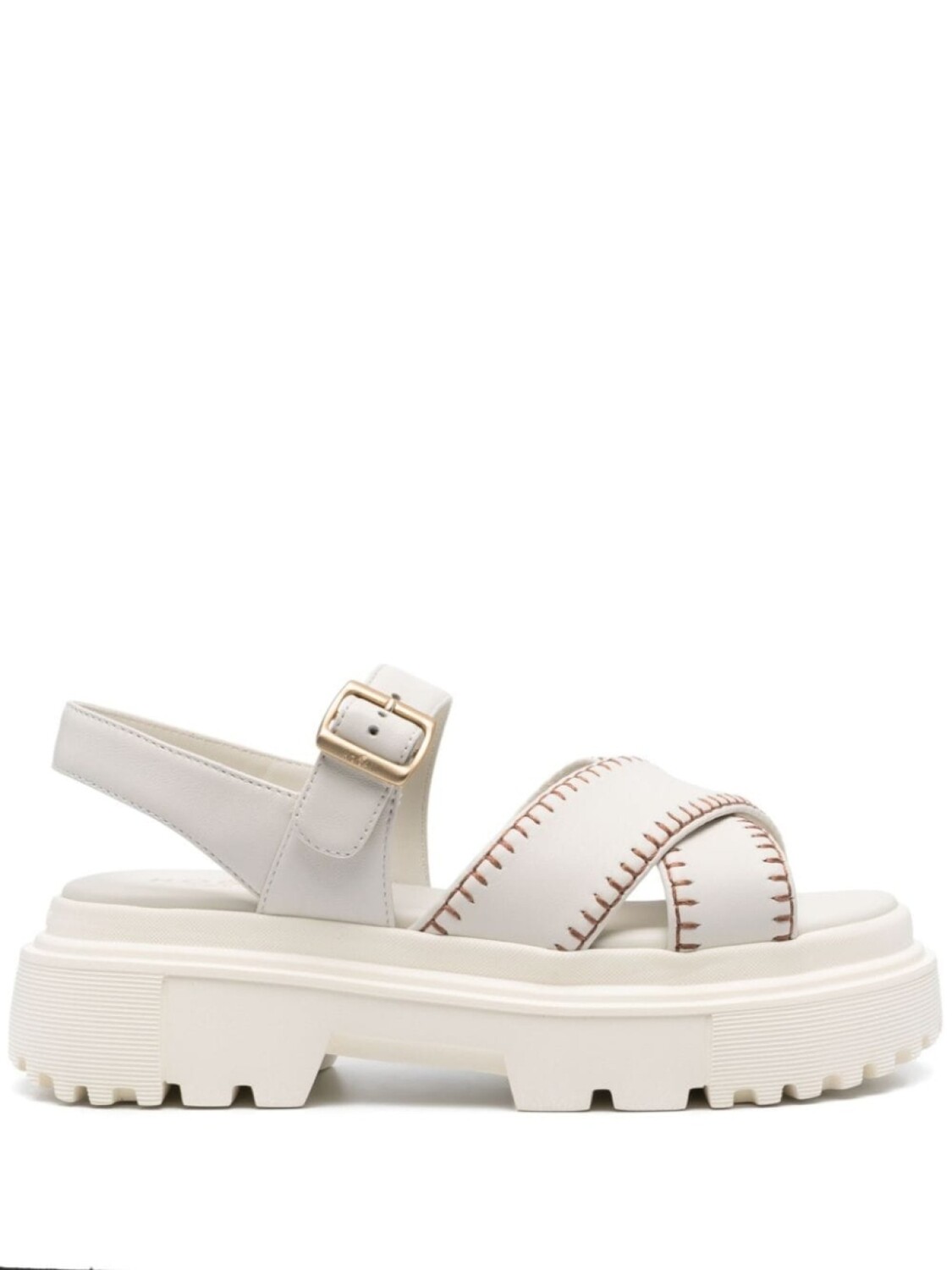 

Hogan сандалии H644, нейтральный цвет