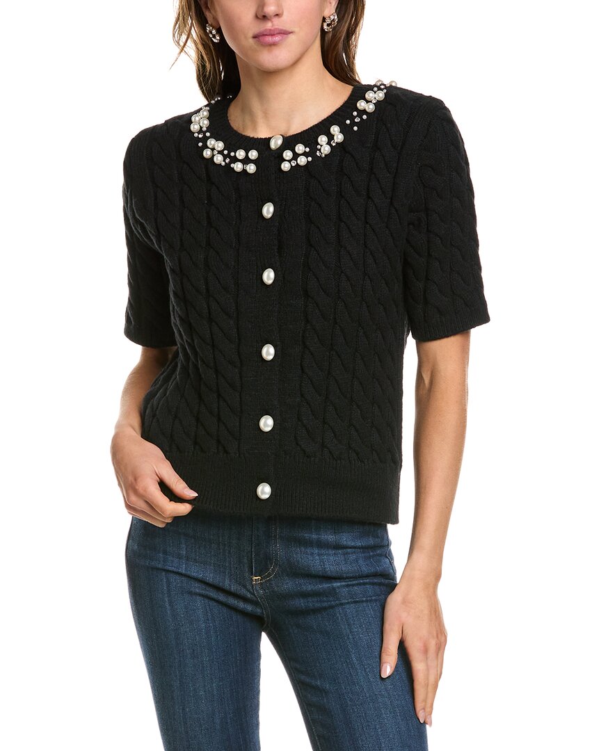 

BCBGMAXAZRIA Кардиган с косами, черный