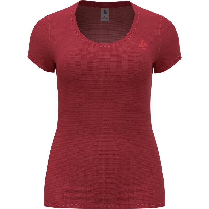 

Футболка bl top roundneck s/s active f-dry light Odlo, цвет american beauty