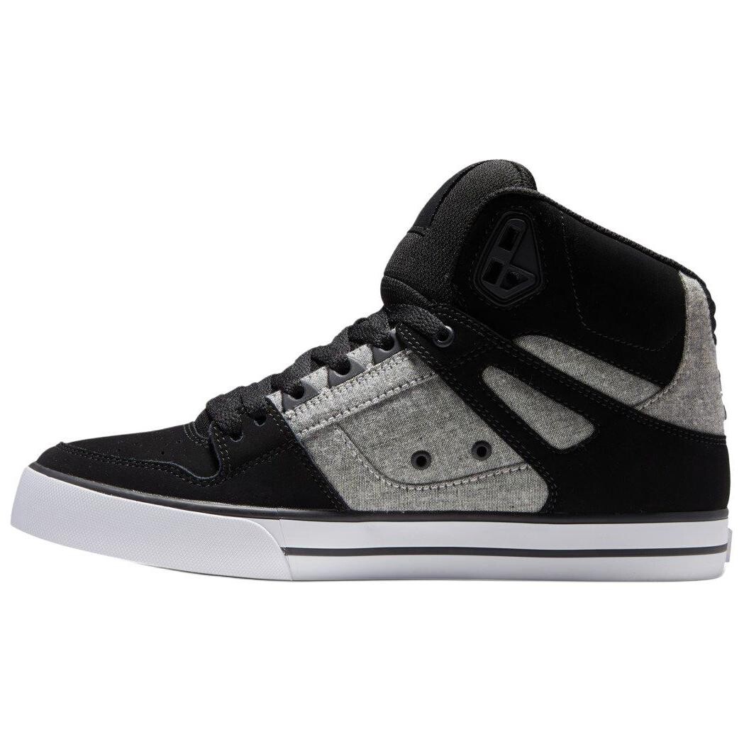 

Кроссовки DC Shoes Skateboarding Shoes Men High-top, черный/серый