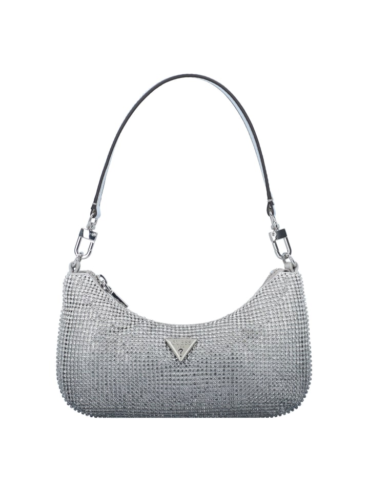 

Наплечная сумка Guess, серебряный, Серебристый, Наплечная сумка Guess, серебряный