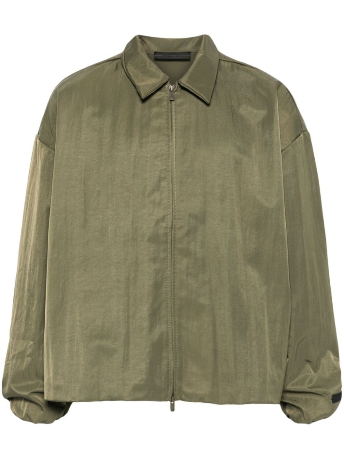 

FEAR OF GOD ESSENTIALS куртка с вышитым логотипом, зеленый