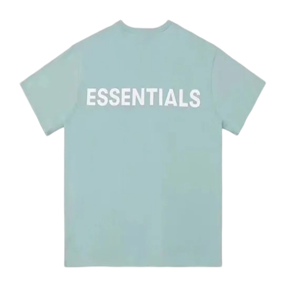 

Футболка Fear of God Essentials Basic Short Sleeve T-Shirt 'Light Blue' FOG-SS20-122, синий