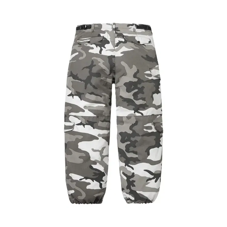 Хлопковые летные брюки Supreme x Alpha Industries, белый — фото 2