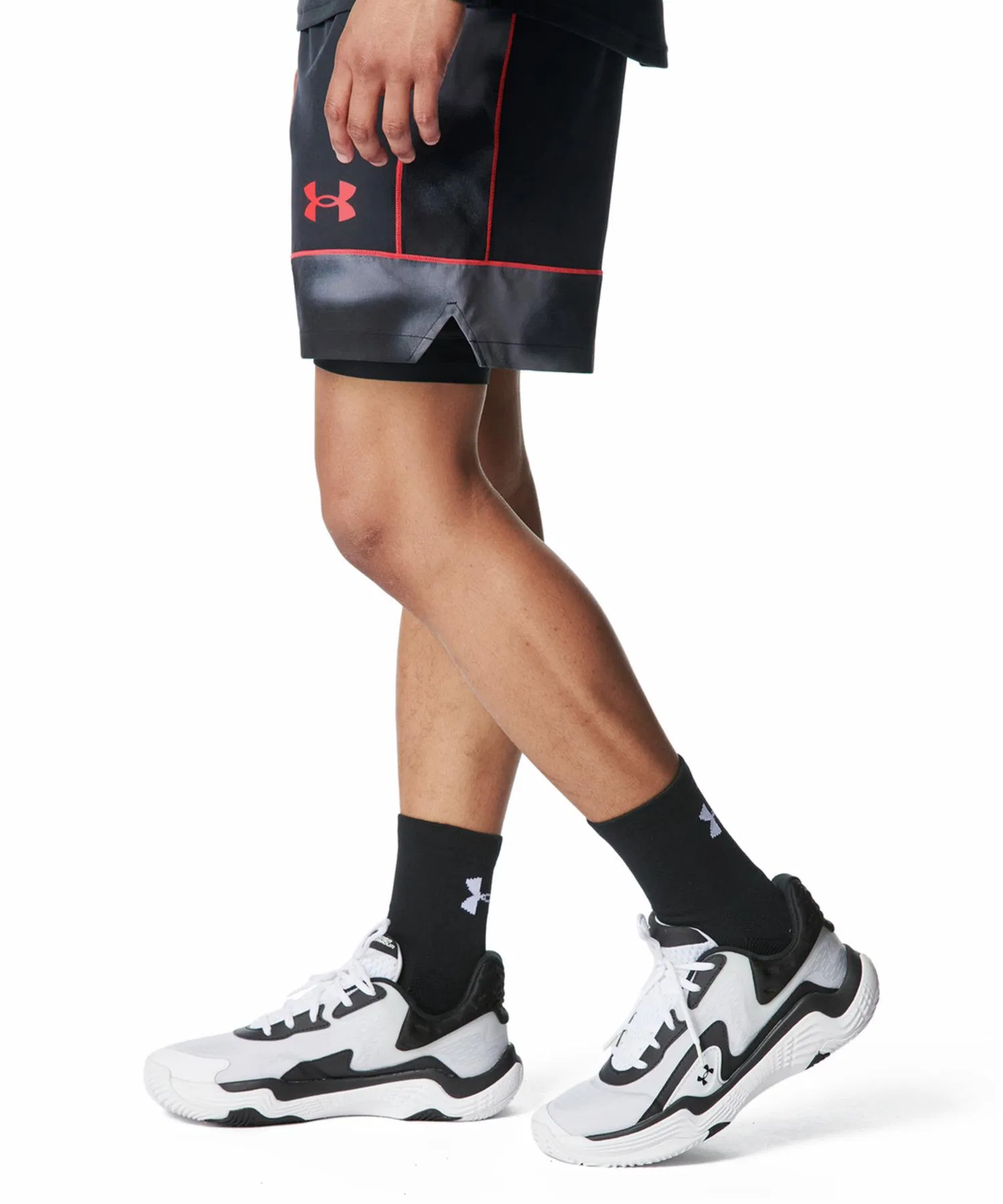Унисекс баскетбольные кроссовки UNDER ARMOUR UA Spawwn 7 белые — фото 2
