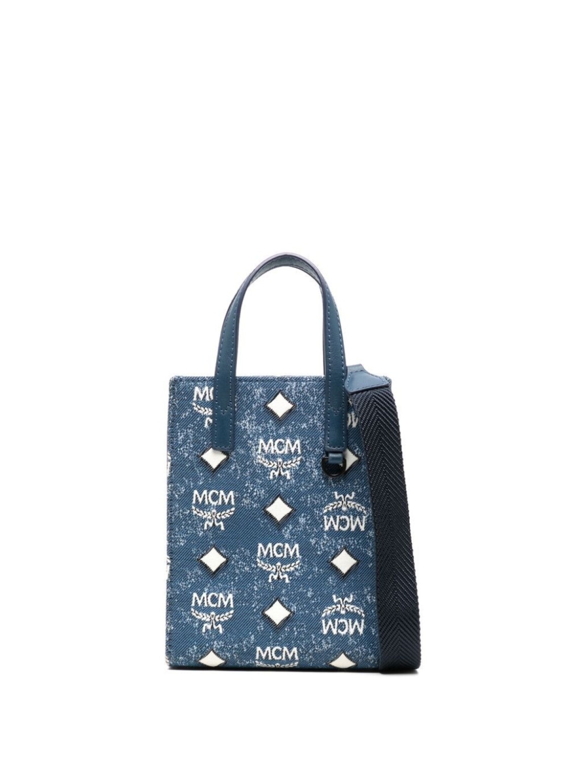 

MCM джинсовая мини-сумка через плечо Aren, синий