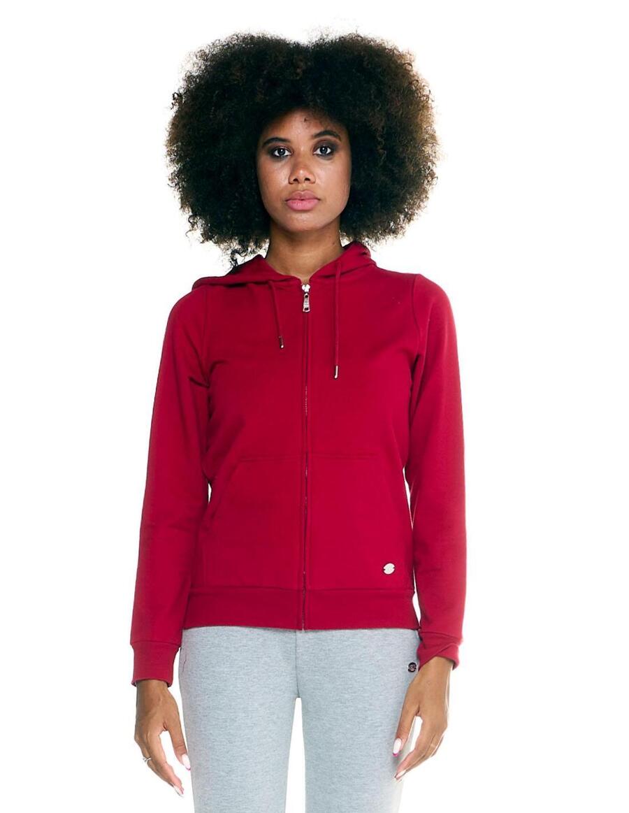 

LEONE 1947 APPAREL Женская толстовка Leone с базовым капюшоном и застежкой-молнией по всей длине