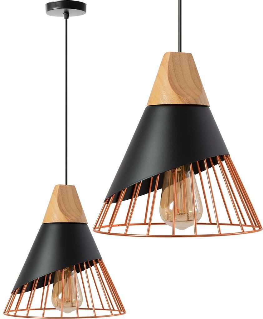 

Подвесной светильник Toollight App225-1Cp, скандинавский металл, 1 источник света E27, 25X25X28-118 см, регулируемый Toolight, черный