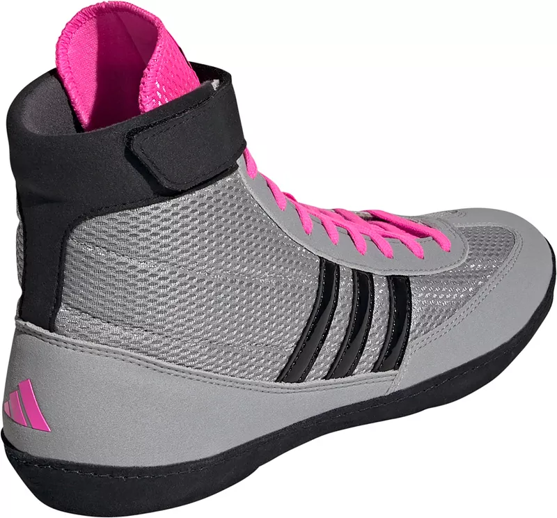 Мужские борцовские кроссовки adidas Combat Speed ​​IV Outer Circle Sports, серый/черный — фото 4