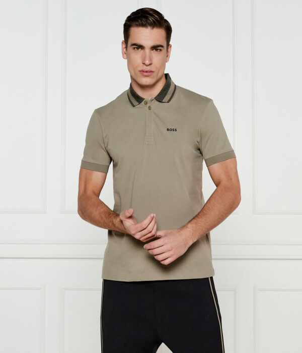 

Рубашка поло Regular fit Boss Green, хаки