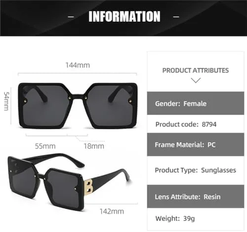 

Солнцезащитные очки для женщин в винтажном стиле с прозрачным градиентом, солнцезащитные очки для мужчин в стиле панк, цвет шампанского, один размер MTZJH, One Color