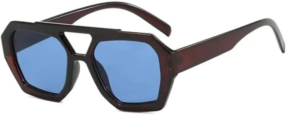 

Модные женские солнцезащитные очки с леопардовым принтом, стильные декоративные пляжные солнцезащитные очки для путешествий на открытом воздухе с защитой от УФ-излучения KTUCN, Tea Blue