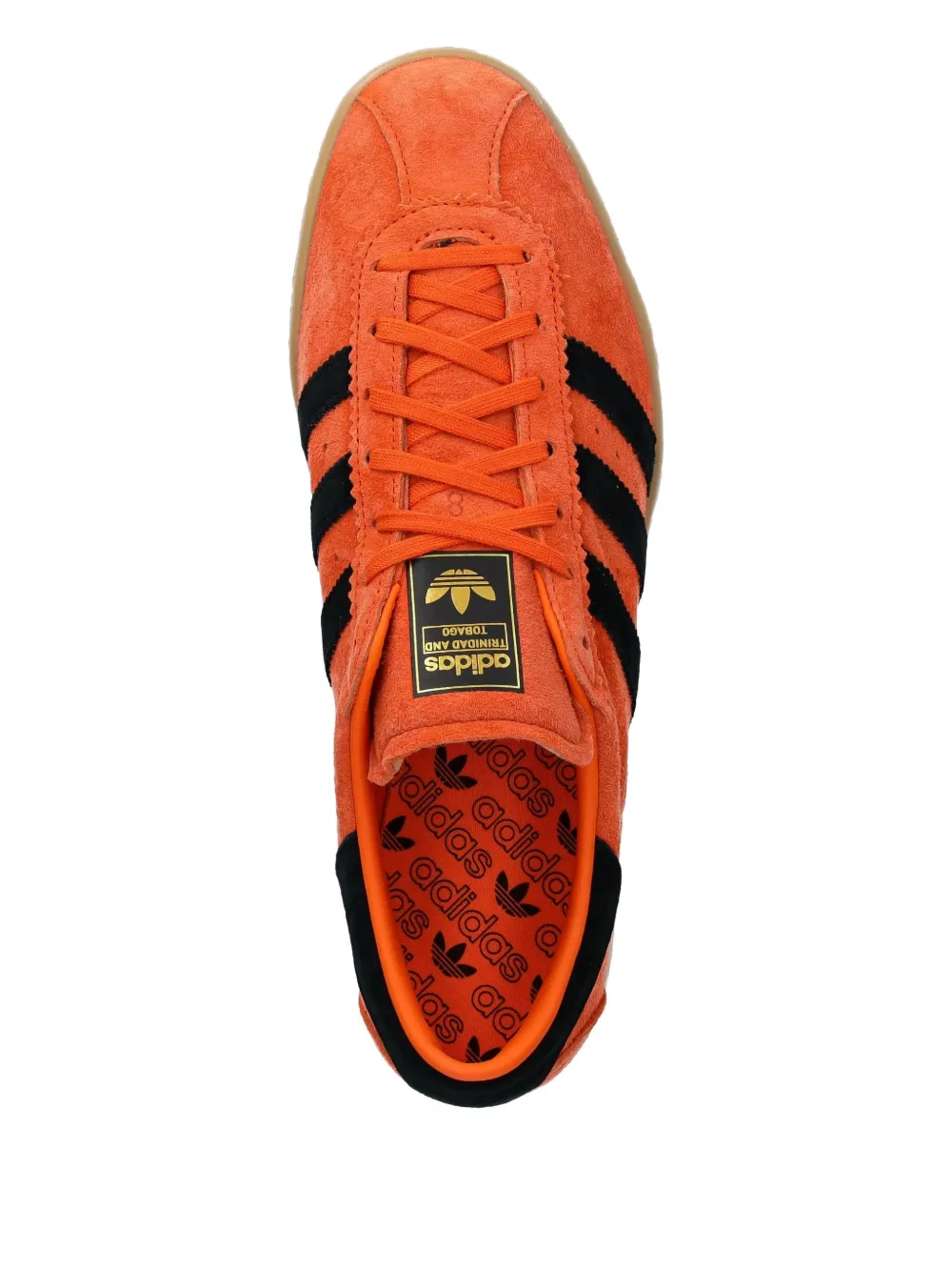 Замшевые кроссовки adidas, оранжевый — фото 3