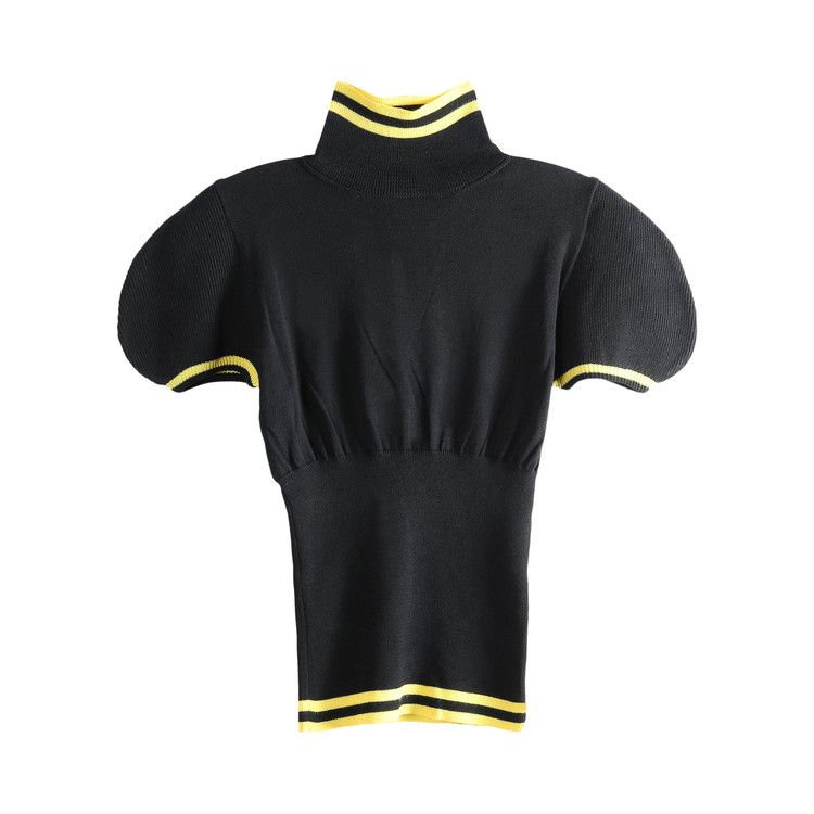 

Топ Kiko Kostadinov Simone Knit Top 'Ink Black'