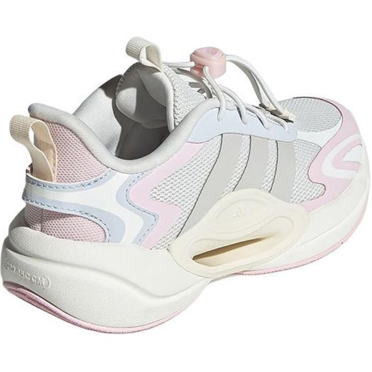 Кроссовки Galaxy Slip с низким верхом, устойчивые к истиранию и скольжению, для детей Adidas, серый — фото 4