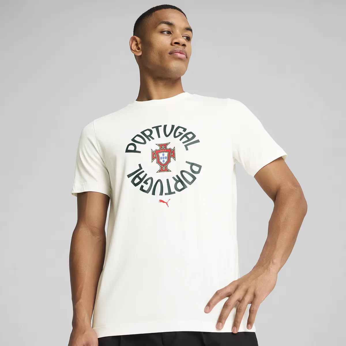

Мужская футболка команды Portugal FPF ftbINRGY Puma Team, белый