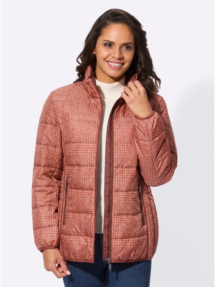 

Стеганая куртка с принтом цвета ржавой папайи WITT WEIDEN