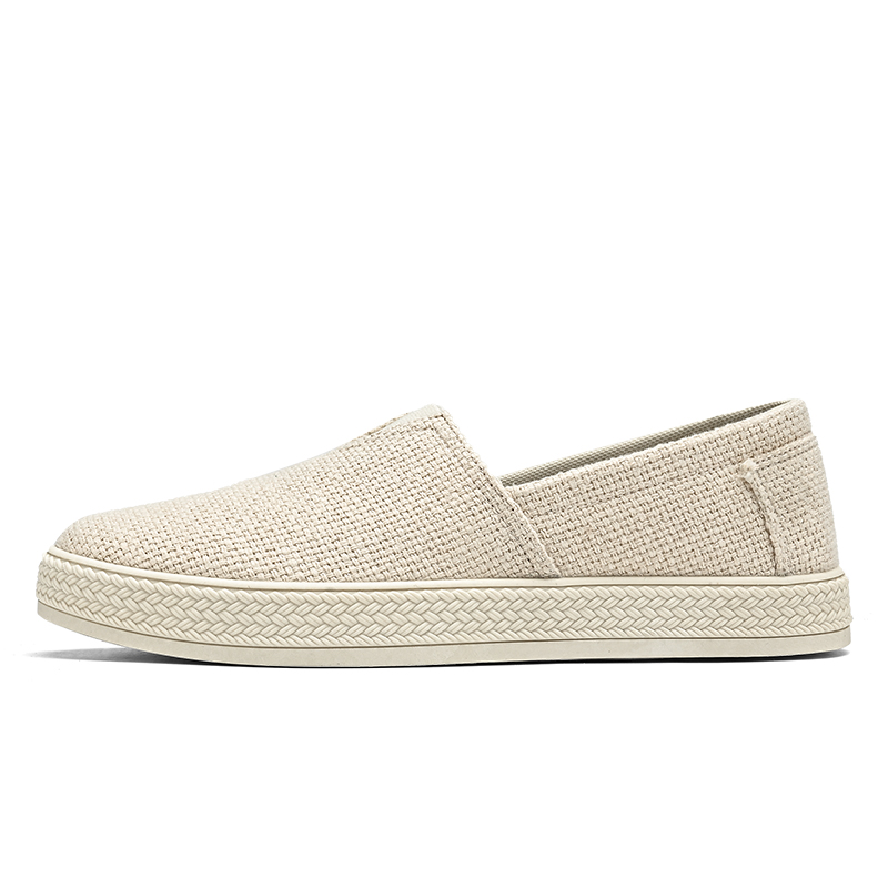 

NANJIREN Мужские повседневные кеды Low Top бежевые, цвет Beige