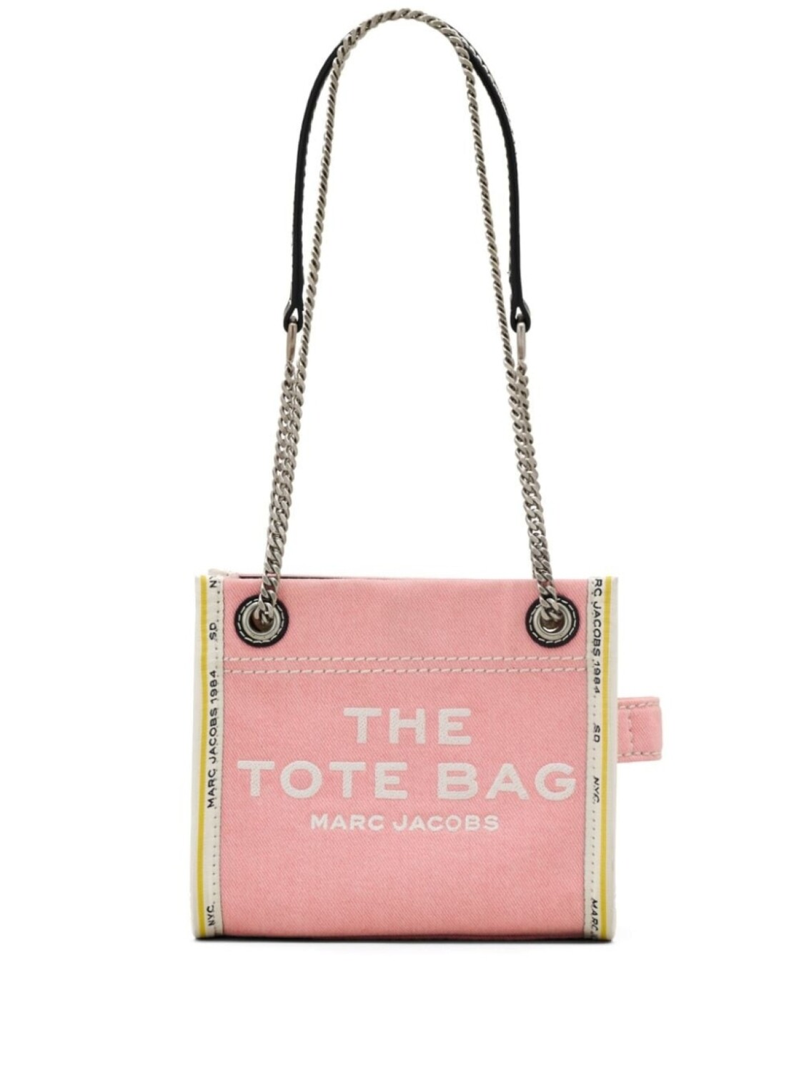 

Marc Jacobs сумка-тоут через плечо Denim Chain, розовый
