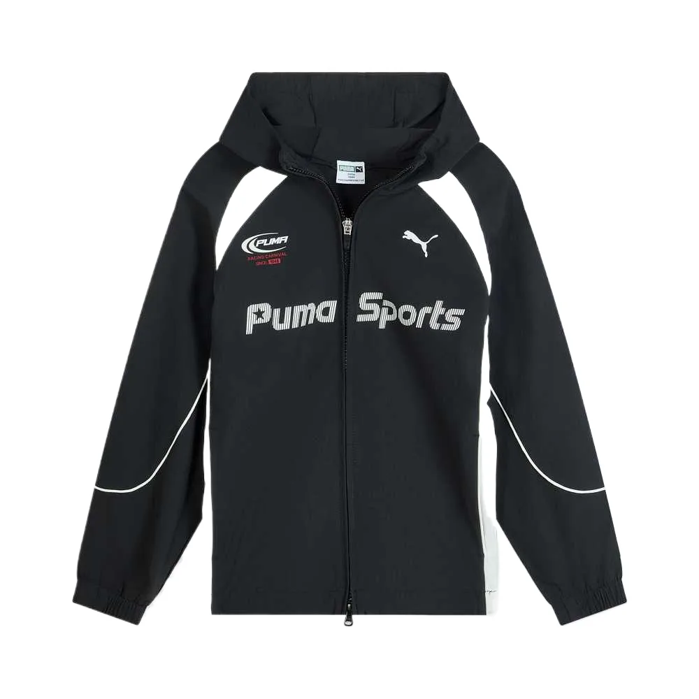 Детская куртка с капюшоном PUMA, черный