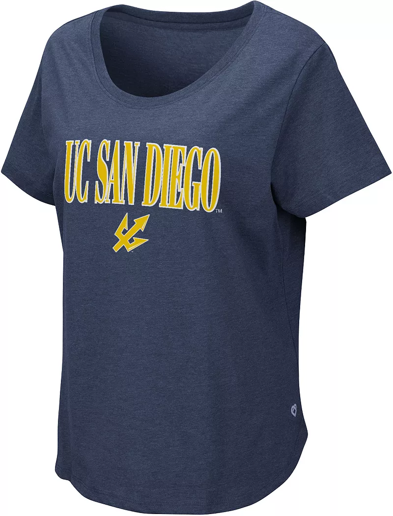 

Женская темно-синяя футболка Colosseum UC San Diego Tritons