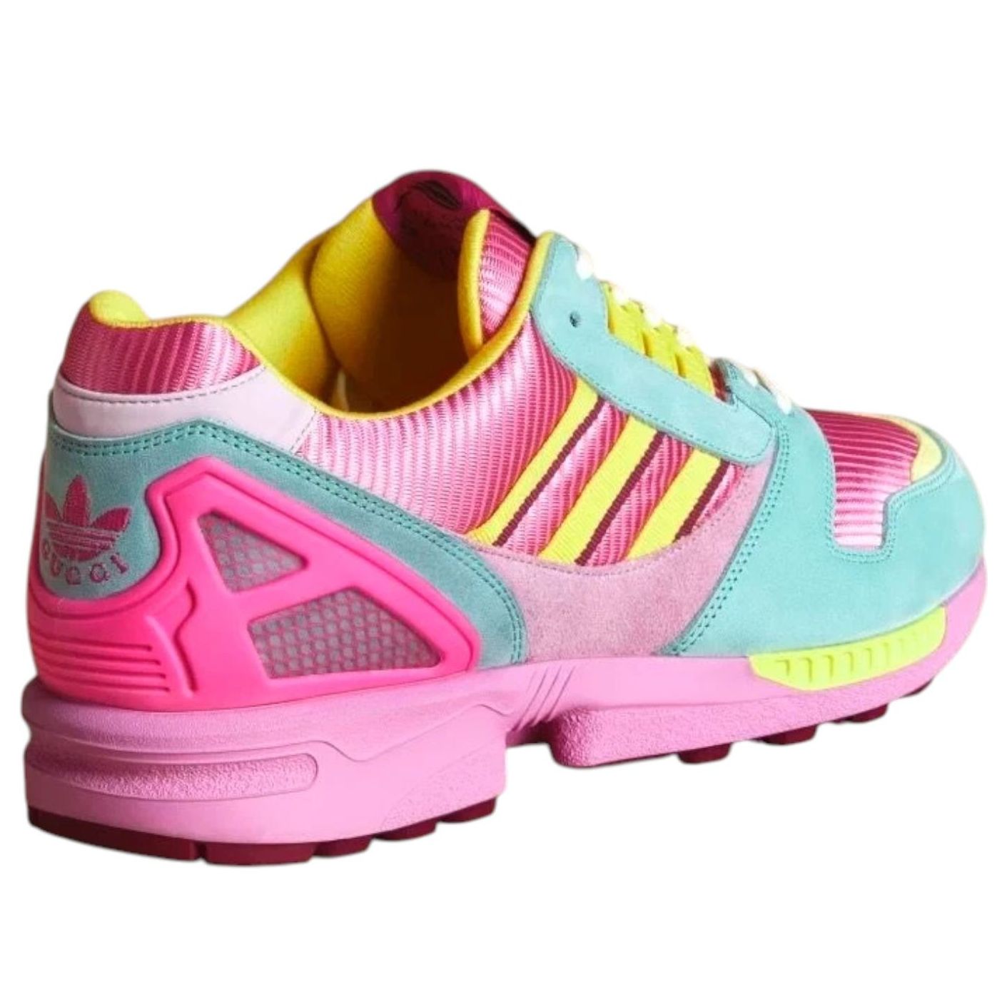 Кроссовки adidas x Gucci ZX 8000 'Pink Strata' — фото 4