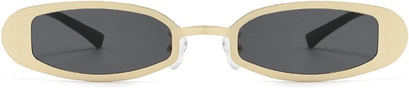 

Винтажные металлические солнцезащитные очки «кошачий глаз» неправильной формы, модные дизайнерские очки с защитой от УФ-излучения UV400, мужские солнцезащитные очки в стиле панк QZ1148-9602 Melrose, Ggold Black