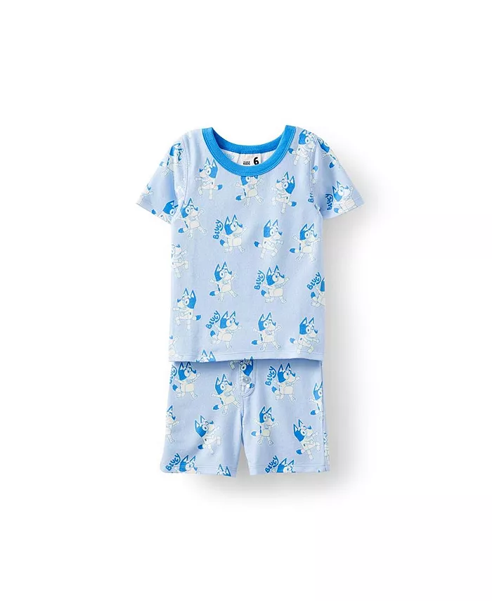 

Пижамный комплект с коротким рукавом Little/Big Sawyer для мальчиков, супермягкий, лицензионный COTTON ON, синий