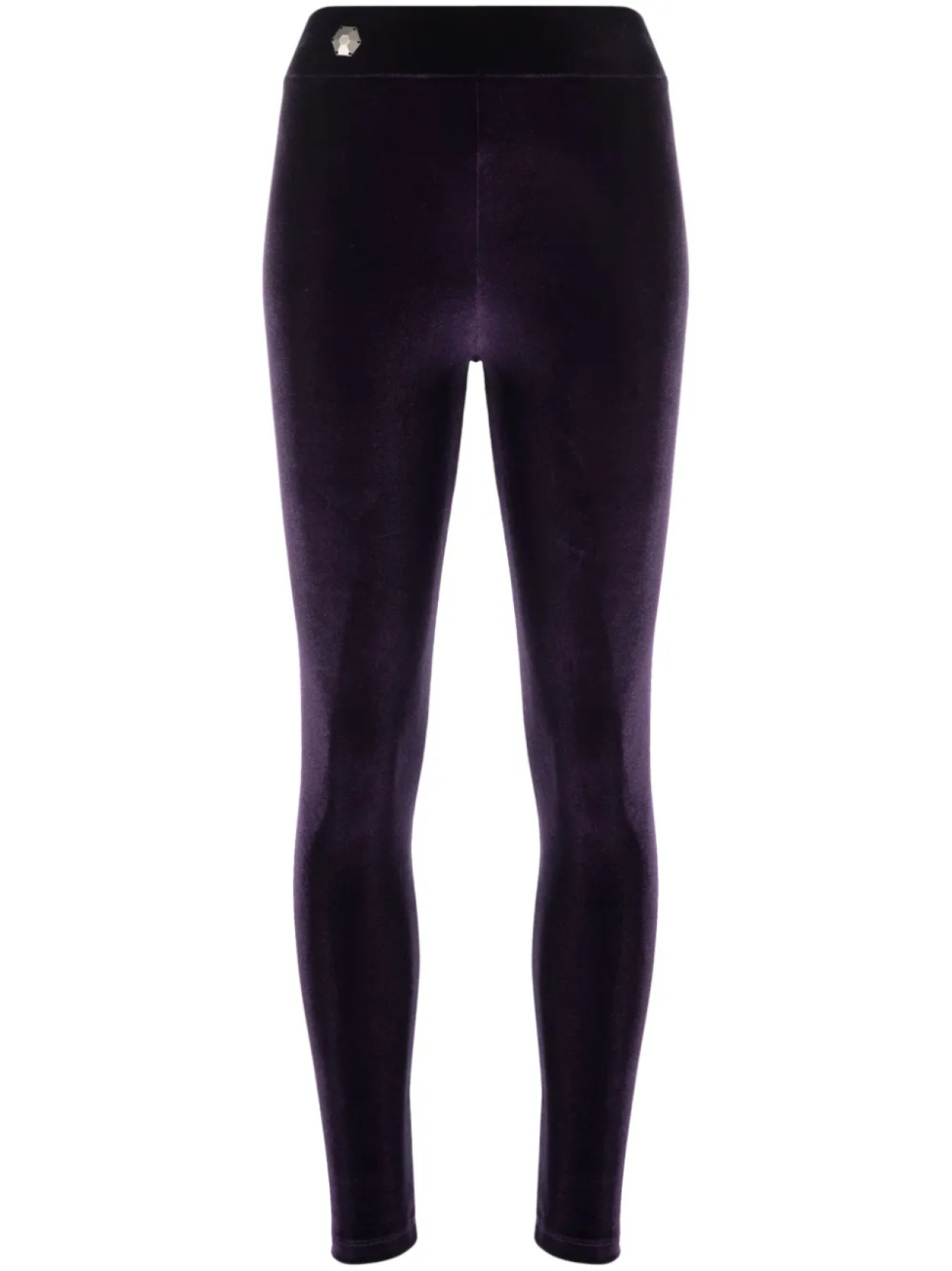 

Philipp Plein бархатные легинсы Basic, фиолетовый