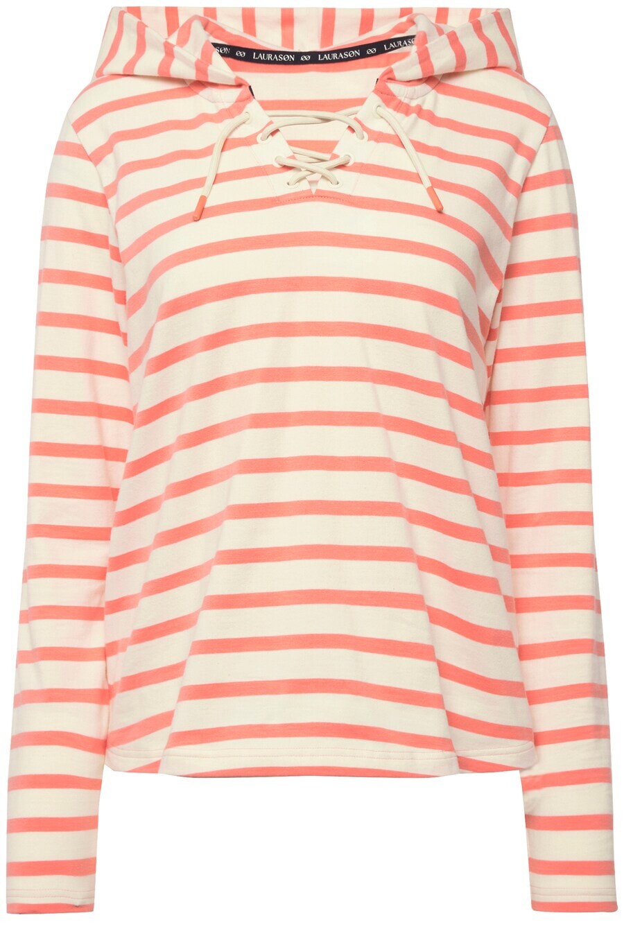 

Лонгслив LAURASØN Shirt, цвет beige/coral