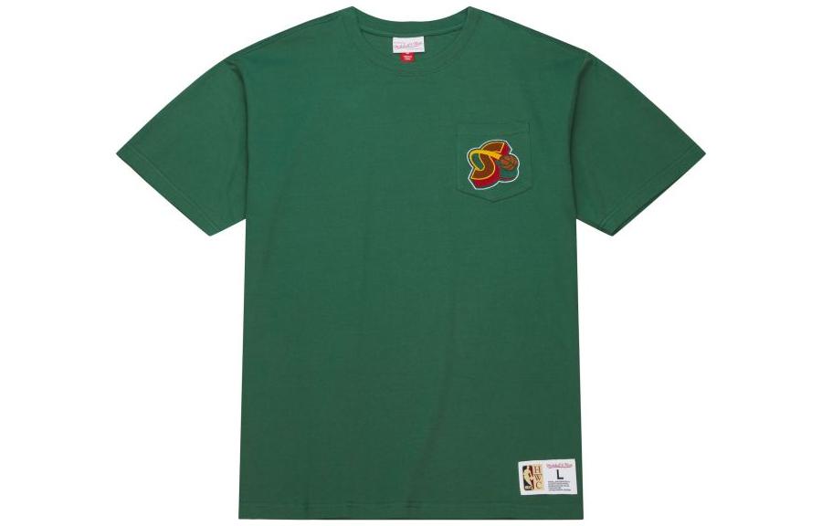 

Футболка мужская зеленая Mitchell Ness