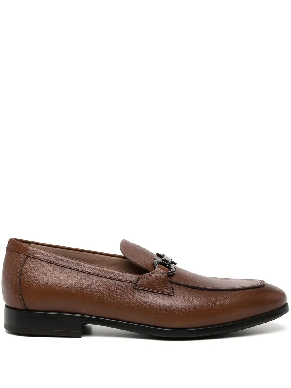 

Мокасины с отделкой Gancini Ferragamo, коричневый