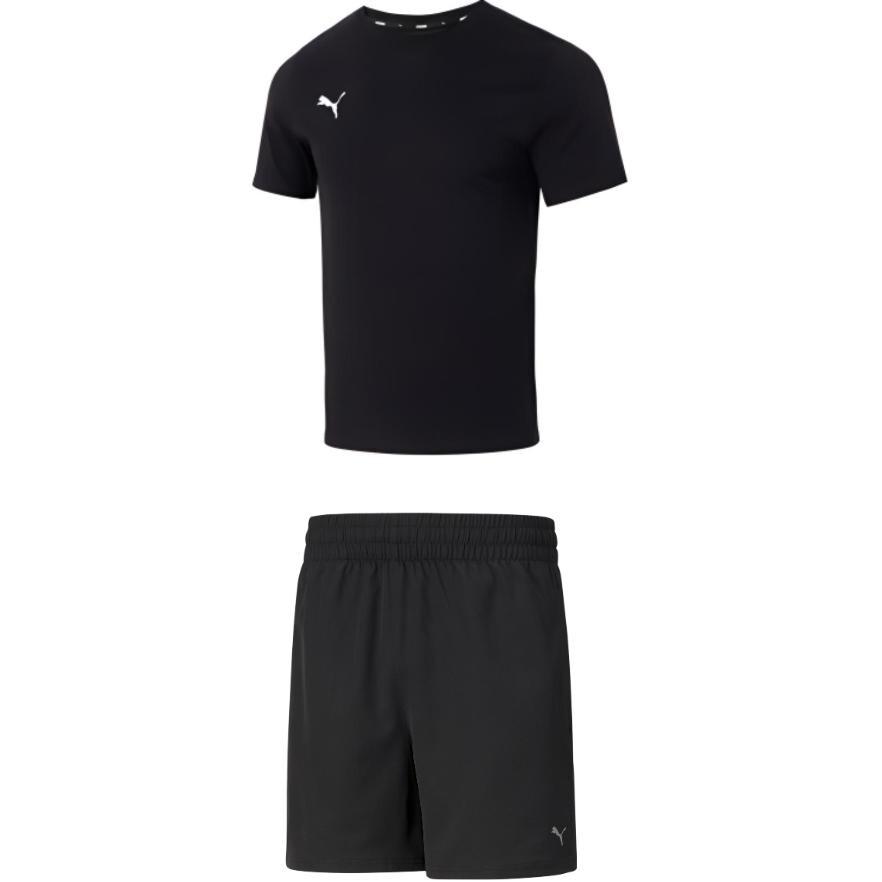 

Спортивный повседневный мужской спортивный костюм черного цвета Puma, черный